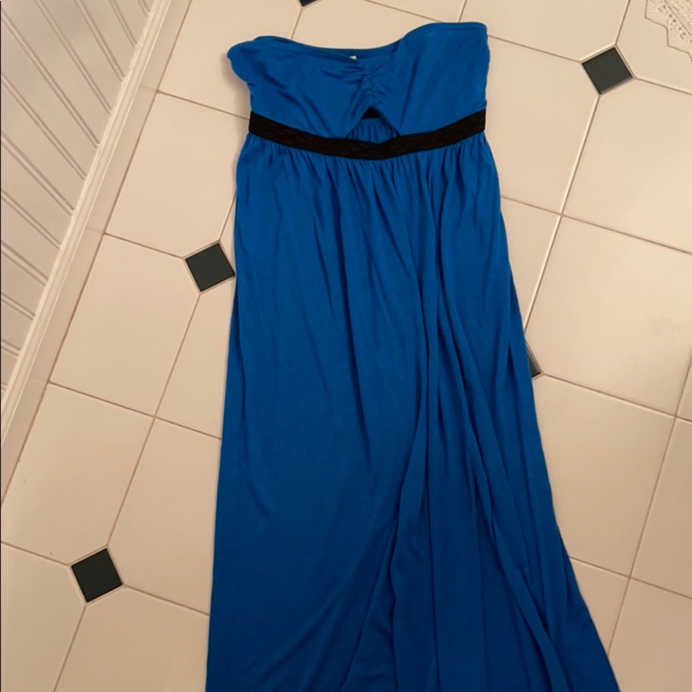 Urban Outfitters Silence & Noise Blue Maxi Dress